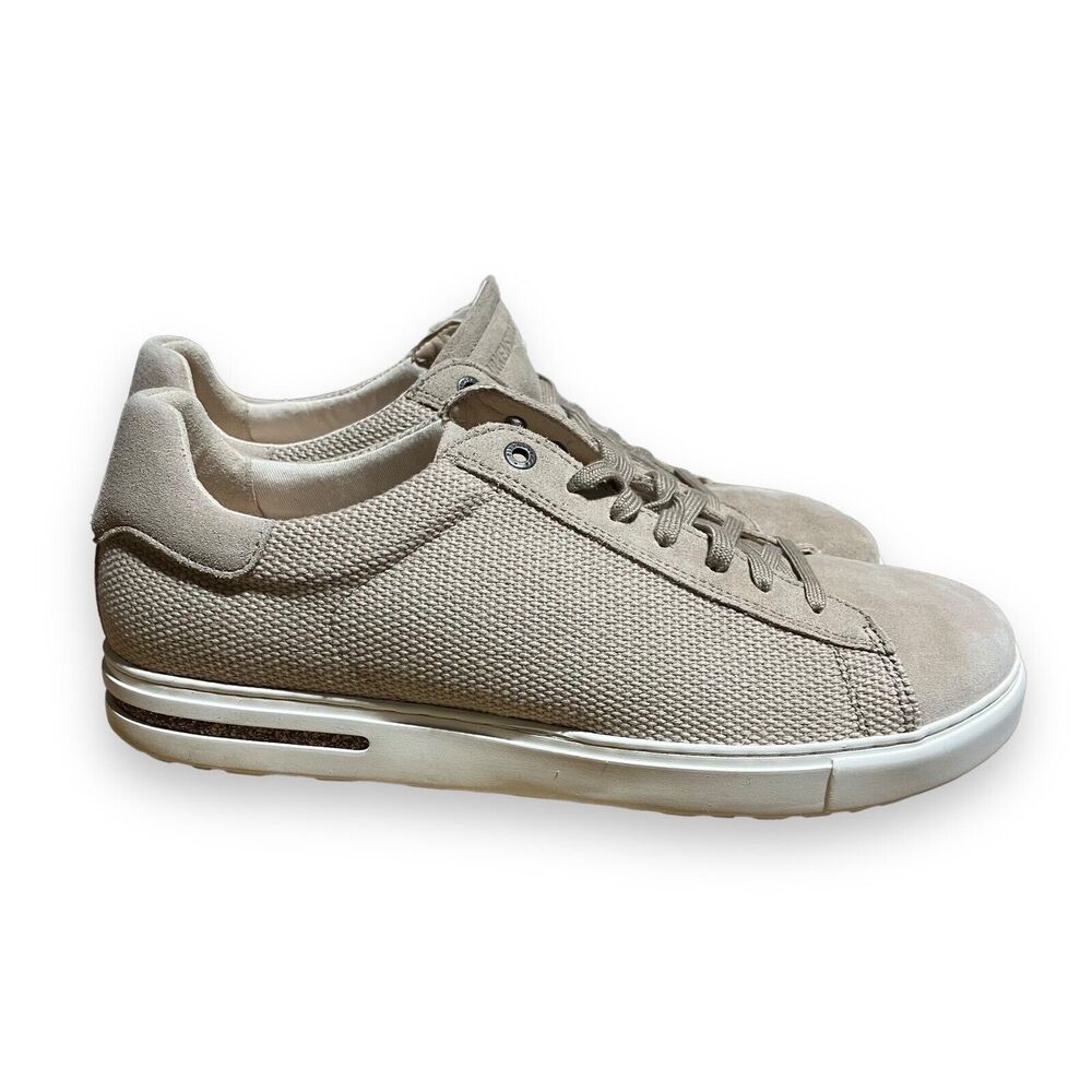 Birkenstock Sneakers Mens 13‎ Sand Suede Bend Preppy Canvas Regular Streetwear